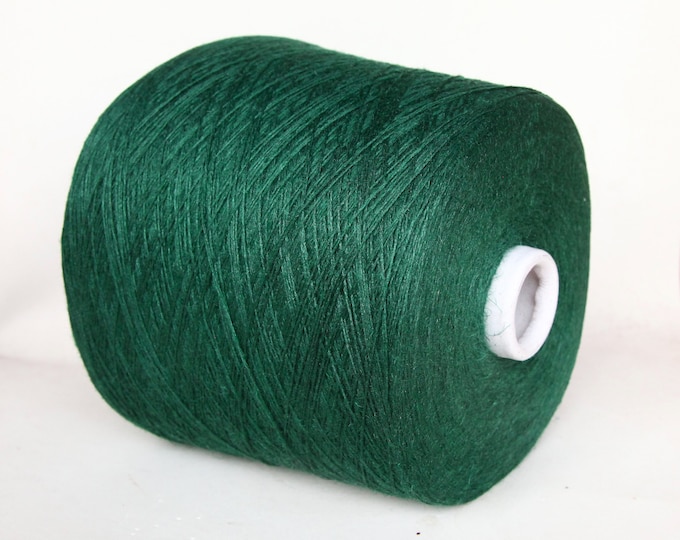 Tussah silk / linen yarn on cone, lace weight yarn for knitting, weaving and crochet, per 100g