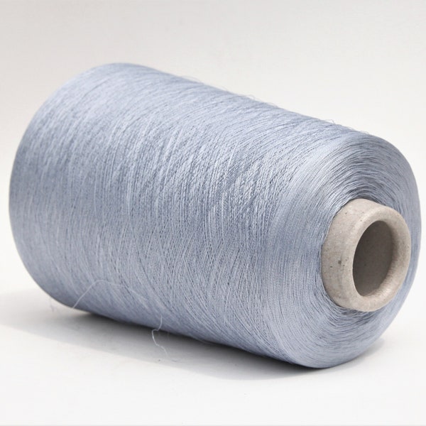 Silk/stainless steel yarn on cone, 250g