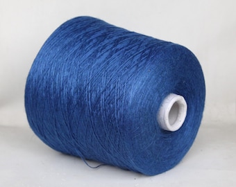 Linen / viscose yarn on cone, fingering / sock weight yarn for knitting, weaving and crochet, per 100g