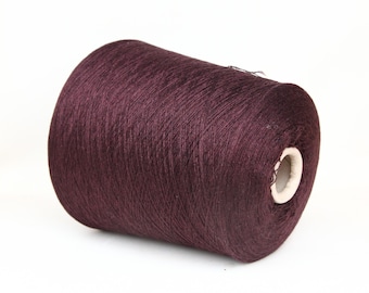 Cashmere / silk yarn on cone, lace weight yarn for knitting, weaving and crochet, per 100g