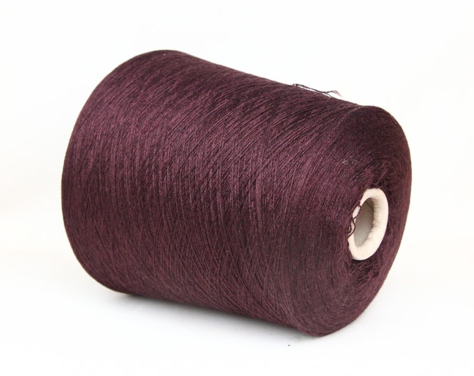 Cashmere / silk yarn on cone, lace weight yarn for knitting, weaving and crochet, per 100g