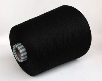 Silk / cotton yarn on cone, cobweb weight knitting yarn, weaving yarn, crochet thread, per 100g