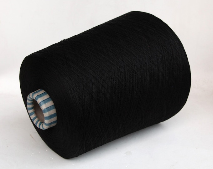 Silk / cotton yarn on cone, cobweb weight knitting yarn, weaving yarn, crochet thread, per 100g