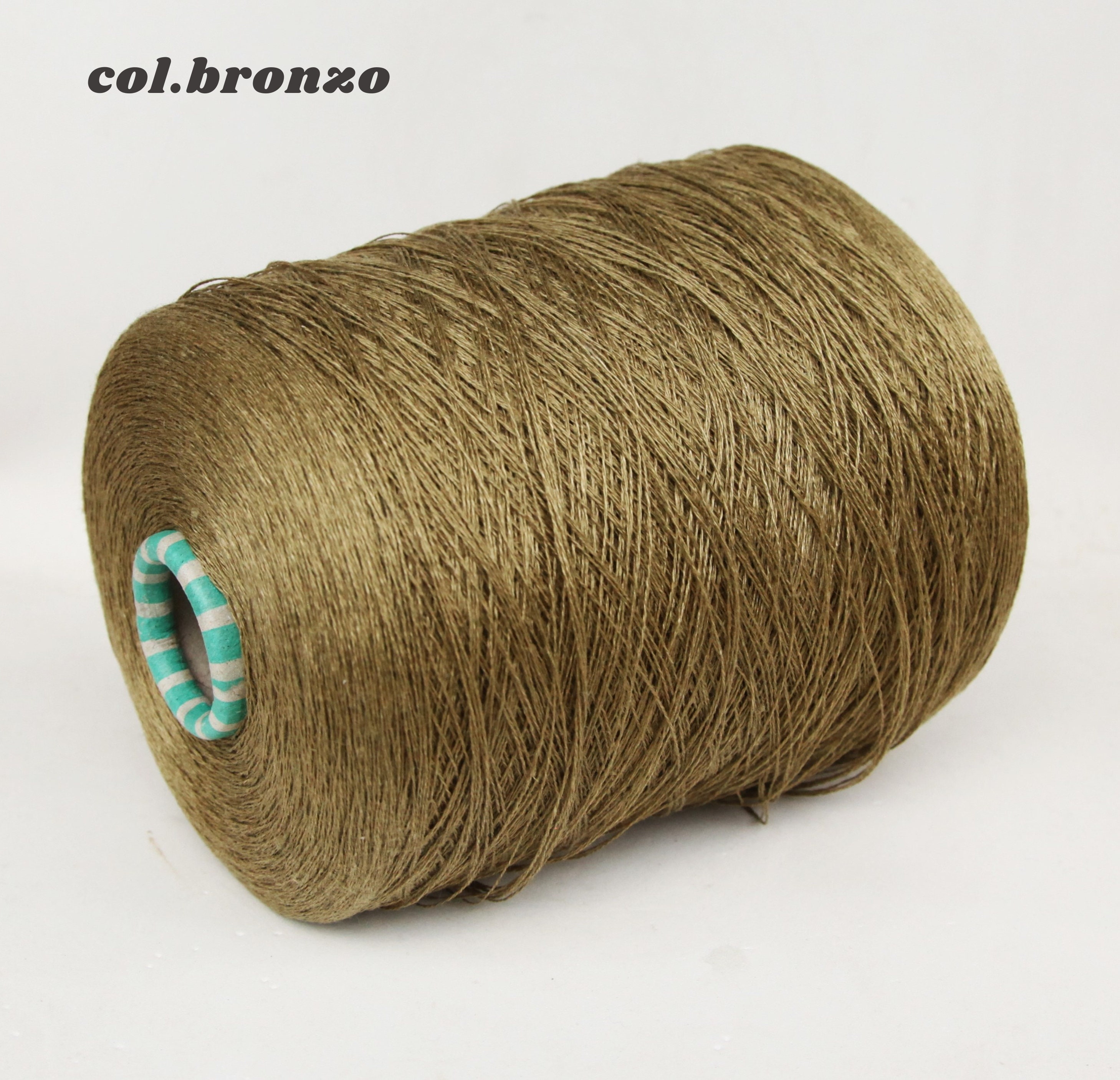 Silk/linen variegated yarn on cone, lace weight yarn for knitting, weaving  and crochet, per 100g