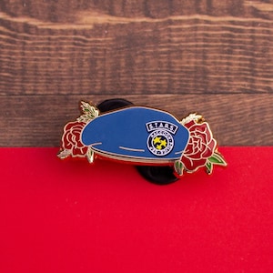 Jill Valentine Beret Roses Resident Evil Mini Enamel Pin