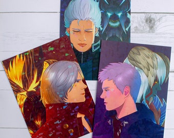 Devil May Cry Holographic 5x7 Art Prints