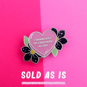 Final Fantasy XV Ride My Chocobro Enamel Pin