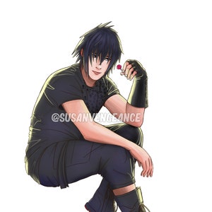 Final Fantasy XV Noctis Lucis Caelum Art Print 11 x 8.5