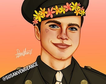 Impression de sergent Bucky Barnes 11 x 17
