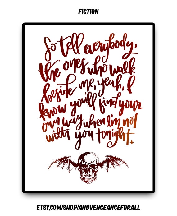 Avenged Sevenfold - Afterlife.  Avenged sevenfold lyrics, Giving up  quotes, Avenged sevenfold