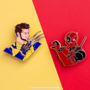 Deadpool x Wolverine Jumbo Hard Enamel Pins