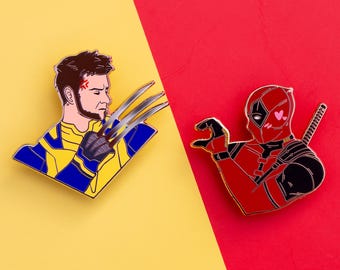 Deadpool x Wolverine Jumbo Hard Enamel Pins