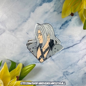 Final Fantasy VII Sephiroth Enamel Pin | FFVII | Final Fantasy 7