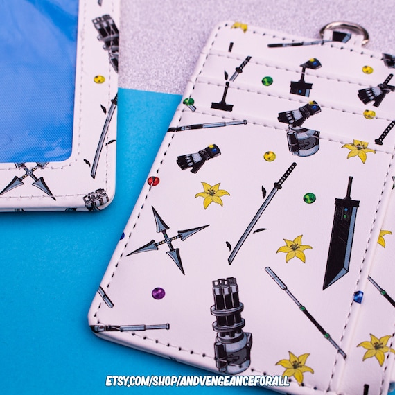 Final Fantasy VII PU Leather ID Wallet | Cloud Strife | Tifa