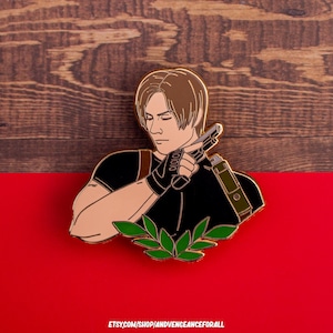 Leon S Kennedy Resident Evil Jumbo Enamel Pin