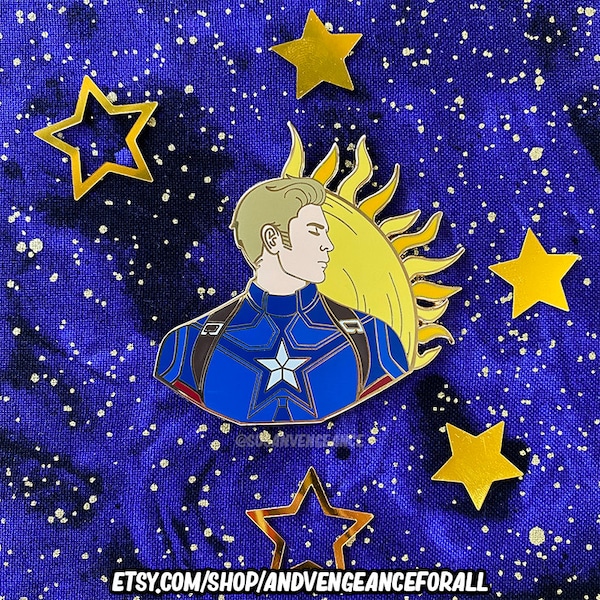 Steve Rogers Astrology Pin