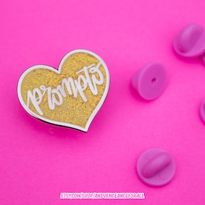Prompto Argentum Final Fantasy XV Heart Filler Enamel Pin