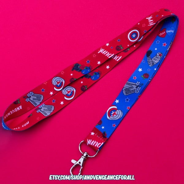 Stucky Captain America Bucky Barnes Lanyard | Avengers | Fandom