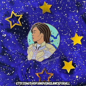 Valkyrie Astrology Pin