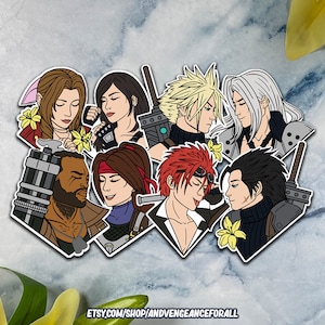 Final Fantasy VII Vinyl Stickers | FF7 | FFVII