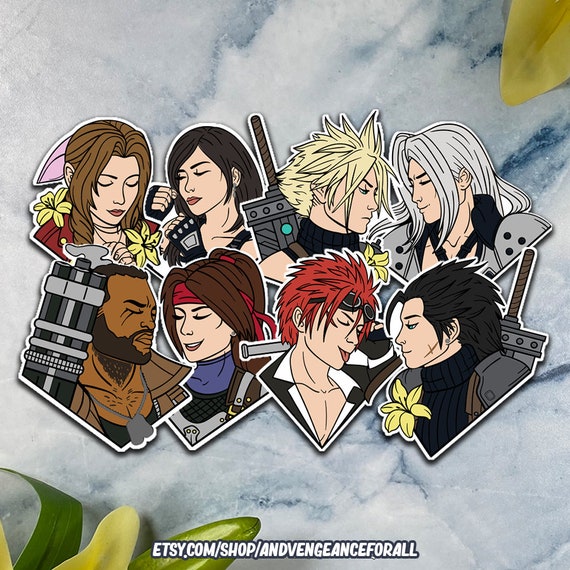 Final Fantasy VII Vinyl Stickers | FF7 | FFVII - Etsy