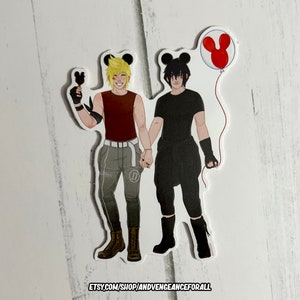 Final Fantasy XV Promptis Couple Vinyl Sticker