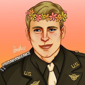 Steve Rogers Capitán 11 x 17 Imprimir
