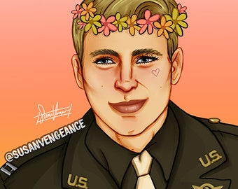 Steve Rogers Captain 11 x 17 Print