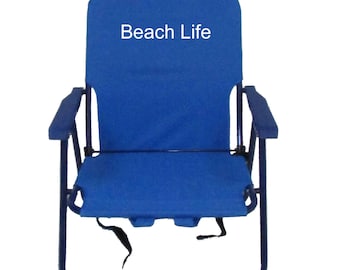IMPRINTED Backpack 1 Position Beach Chair