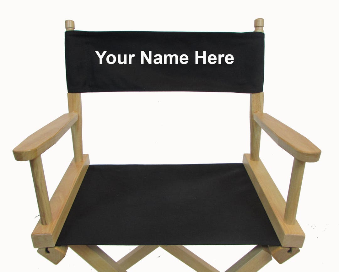 IMPRINTED Contemporary 30 Director s Chairs Personalized Bar Height CANVAS Fabric CONTEMPORARY Model Custom Gift Etsy