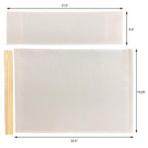 Phifertex Plus® Mesh Replacement Cover Set for Directors Chair (Flat Stick, Vinyl Mesh Fabric)