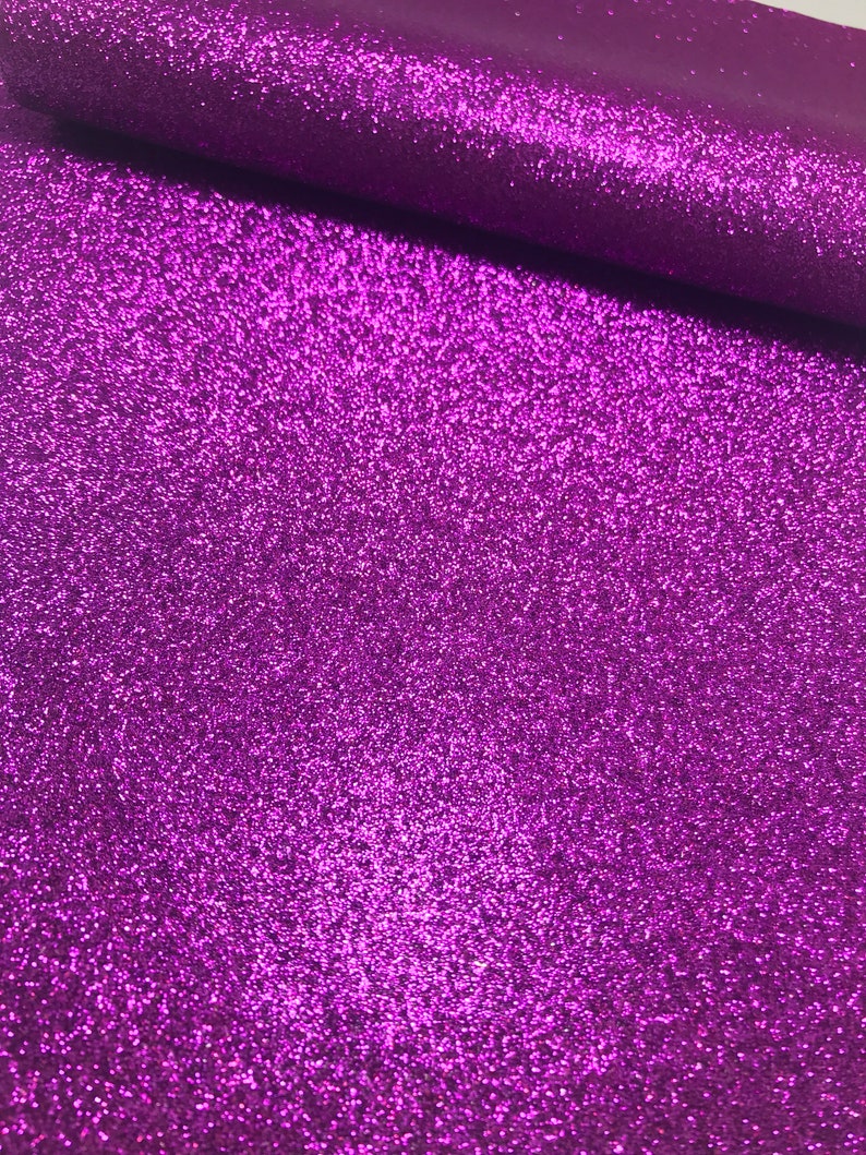 Light Purple Glitter Fabric Sheet Canvas Backed Fine Glitter Etsy