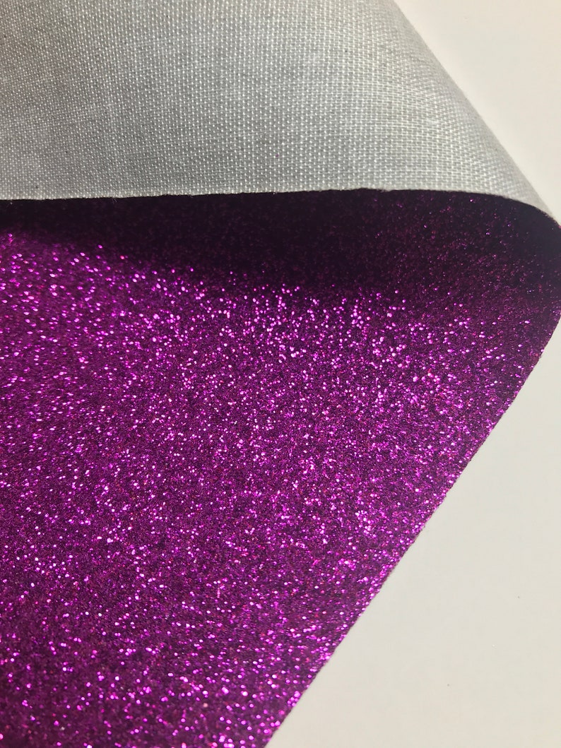 Light Purple Glitter Fabric Sheet Canvas Backed Fine Glitter Etsy