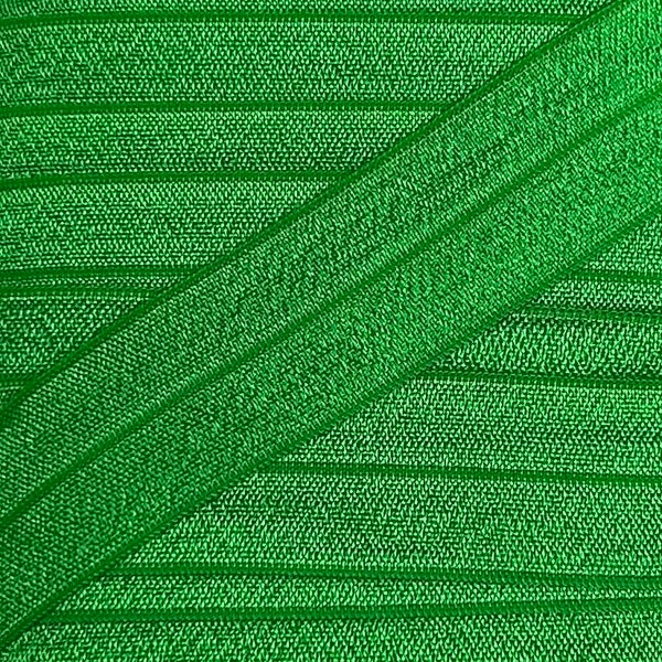 One Inch Emerald Green Fold Over Elastic - Emerald Green 1" Elastic For Headbands and Sewing Projects - FOE - Headband Supplies