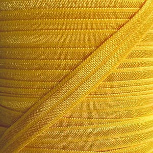 3/8 &quot;Gelbgold falten über elastisch - FOE elastisch für Baby Stirnbänder und Nähprojekte