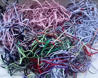 10 Yard Grab Bag 1/8" skinny Elastic