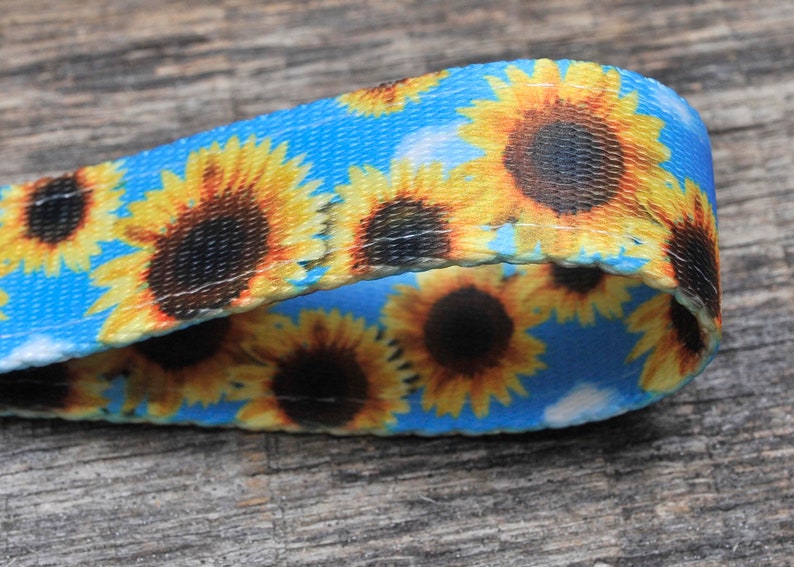 easy access key chain key chain accessory key fob Match your key chain to your dogs collar 6 HANDS FREE KEY fob Sunflowers
