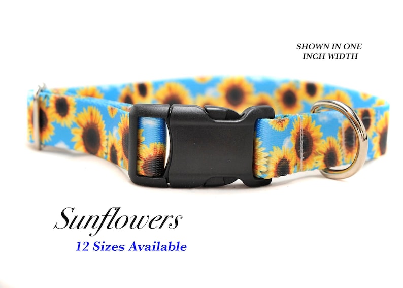easy access key chain key chain accessory key fob Match your key chain to your dogs collar 6 HANDS FREE KEY fob Sunflowers