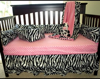 Zebra Crib Bedding Etsy