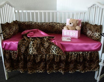 Leopard Baby Bedding Etsy
