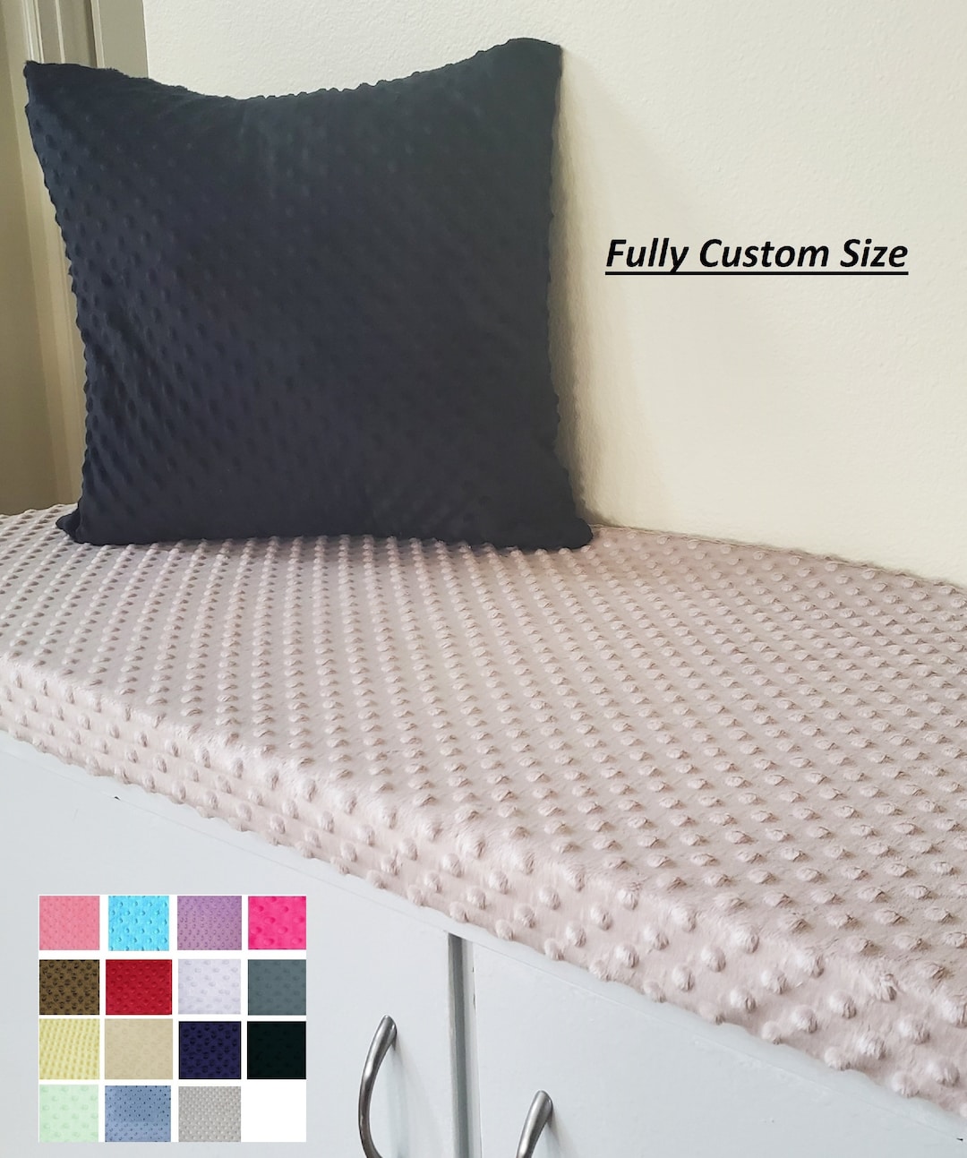 Bench Pad Cover Bench Seat Window Seat Custom Foam Pad Mattress Cover
