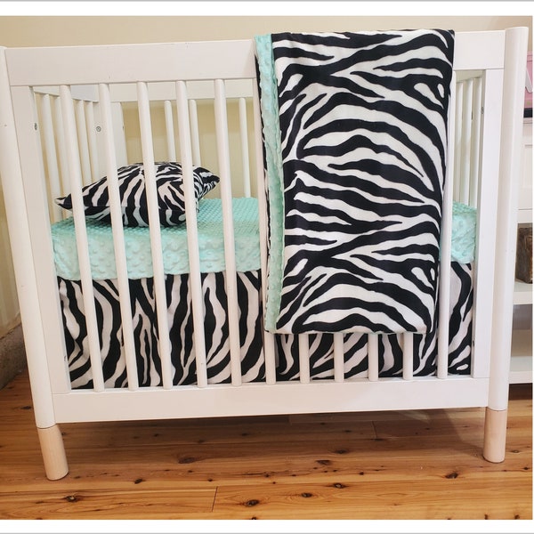 Zebra Baby Bedding Etsy