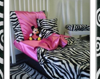 Zebra Print Toddler Bedding Set