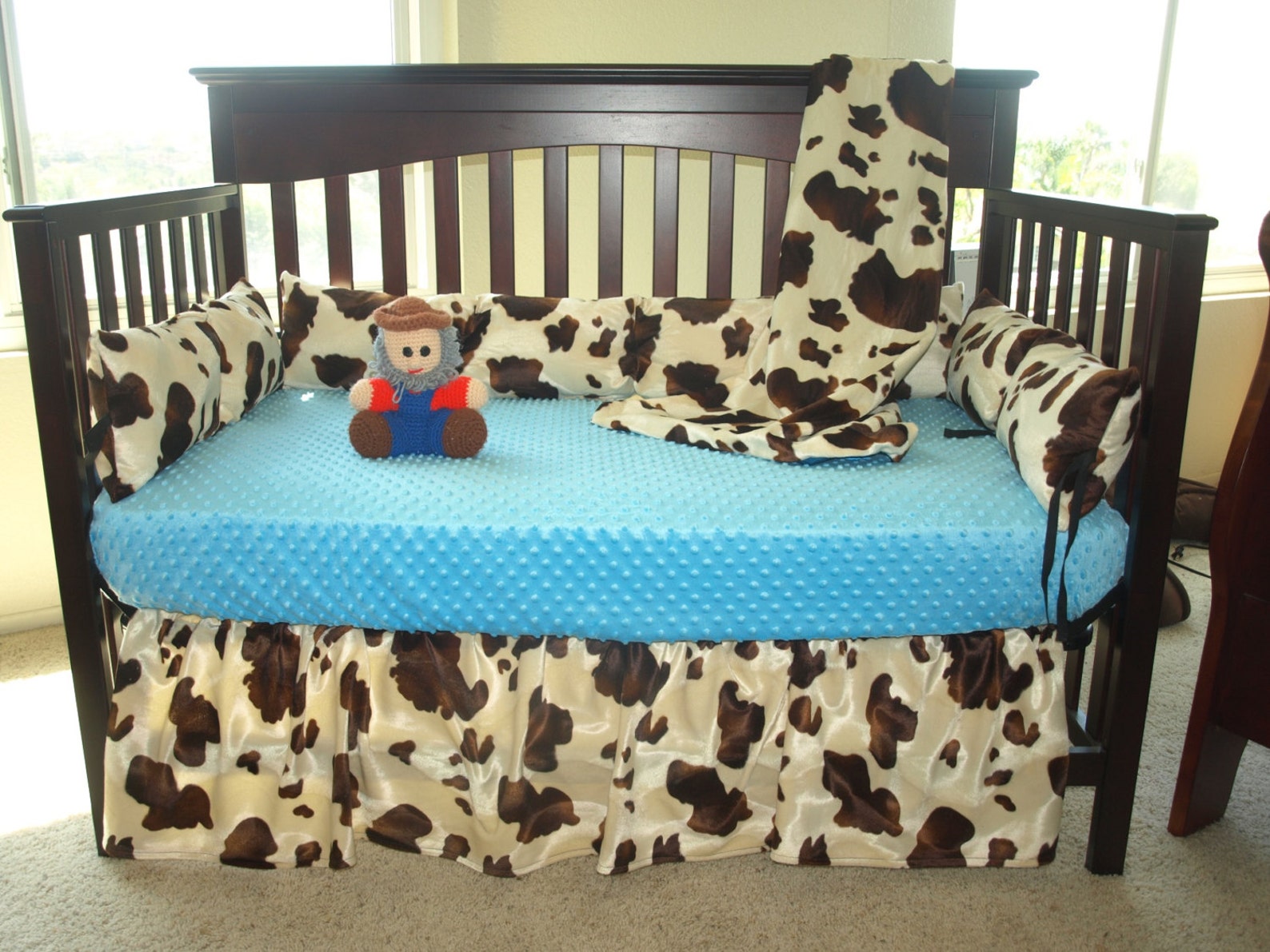 Minky Crib Sheet Minky Crib Bedding Etsy