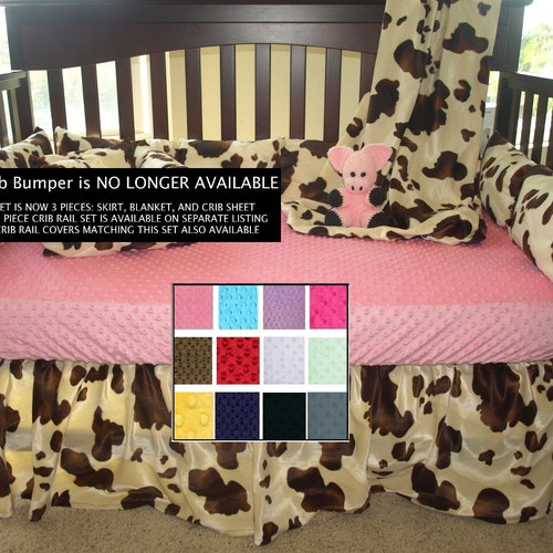 Cowboy Baby Bedding Set Western Style Cow Print Etsy