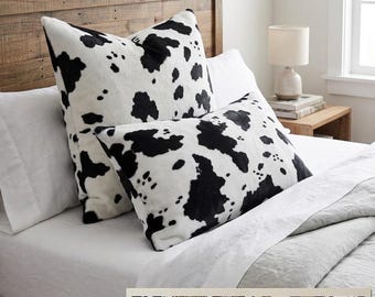 Animal Print Pillow Standard Queen King Euro Throw Covers Faux Fur