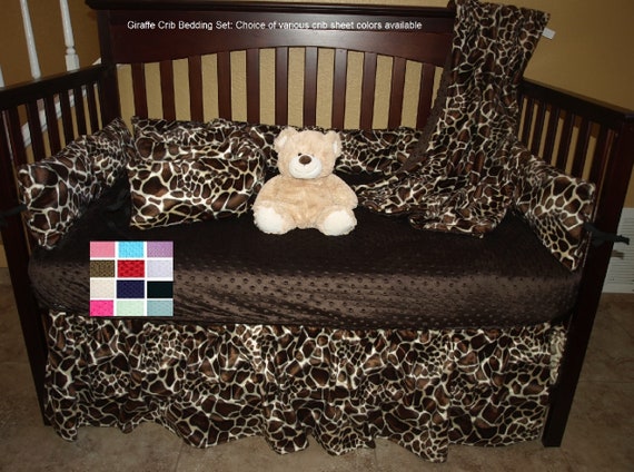 giraffe crib set