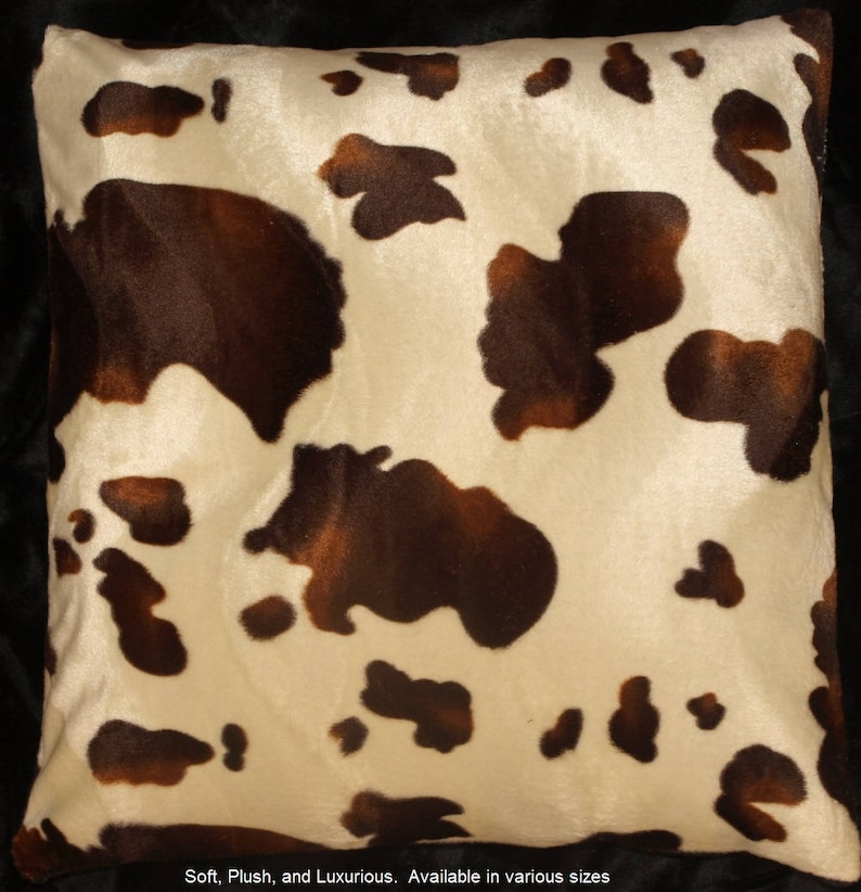 Animal Print Pillow Covers Faux Fur Throw Pillow Cover Etsy