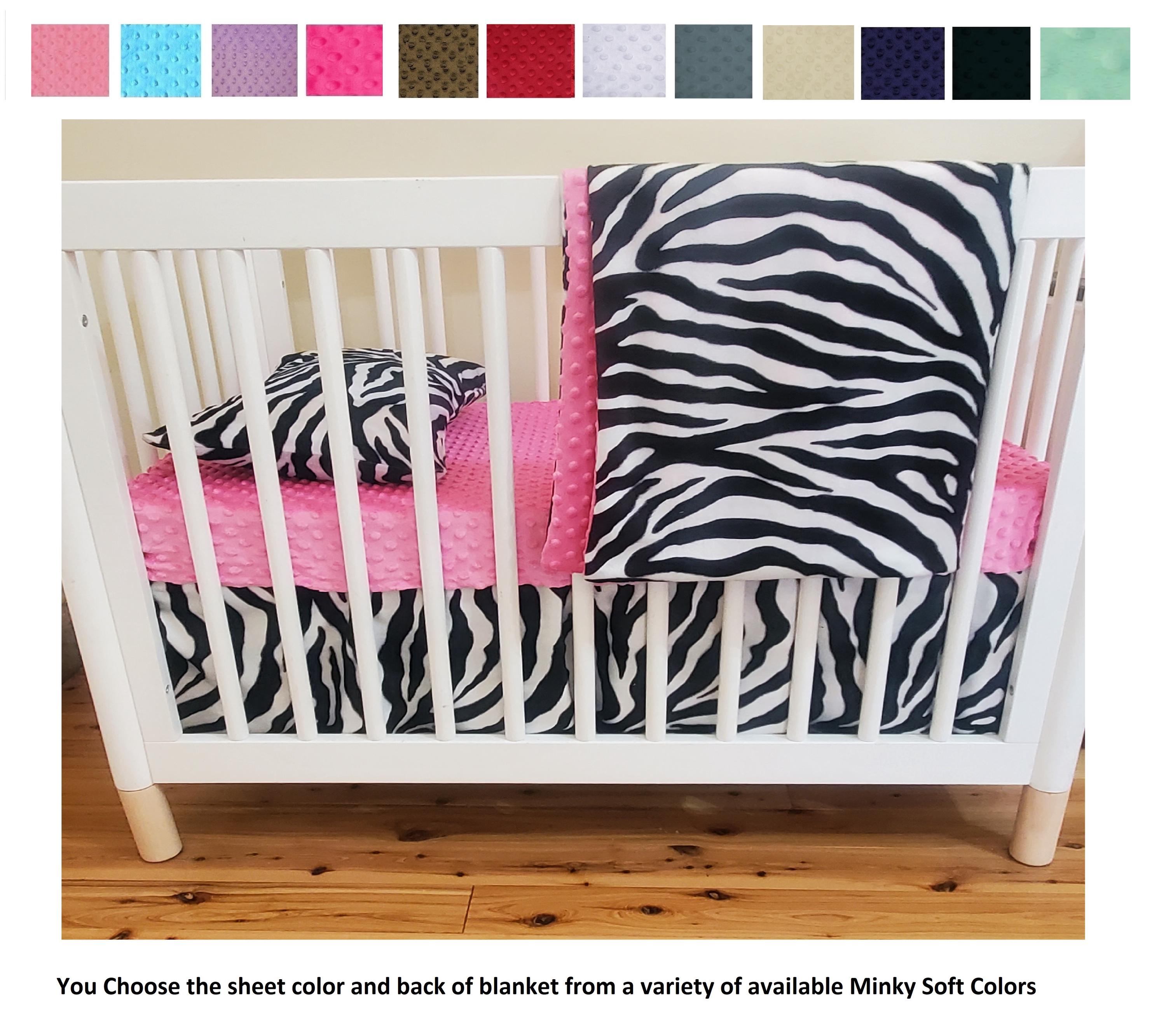 Zebra Print Baby Bedding Sets