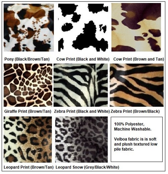 Animal Print Curtain Set Safari Curtains Various Sizes Etsy